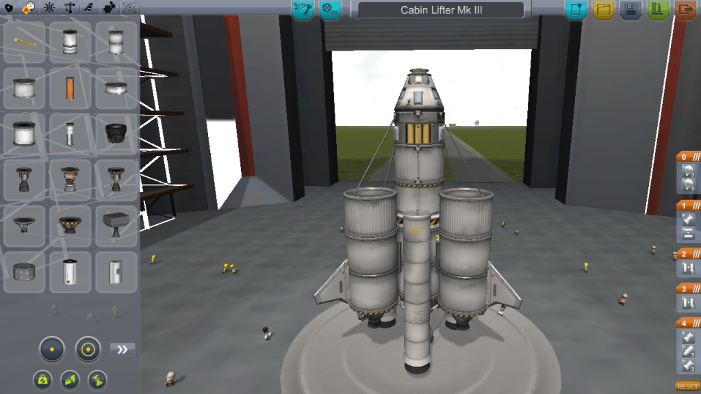 Orbital Lifter in the Vehicle Assembly Building